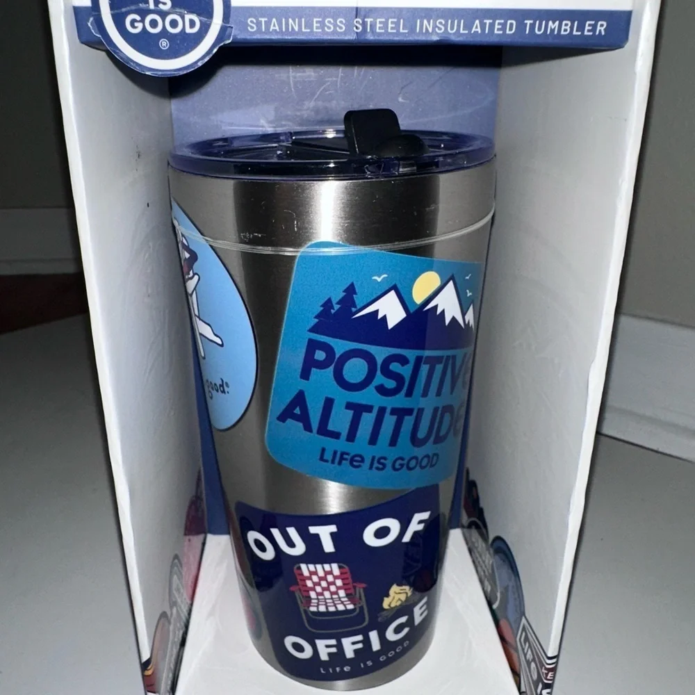 Life is Good Grande 25oz Stainless Steel Insulated Tumbler | NIB